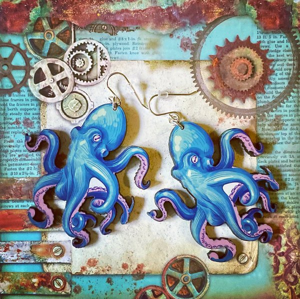 Helmipöllö: ”Octopussy”-korvakorut